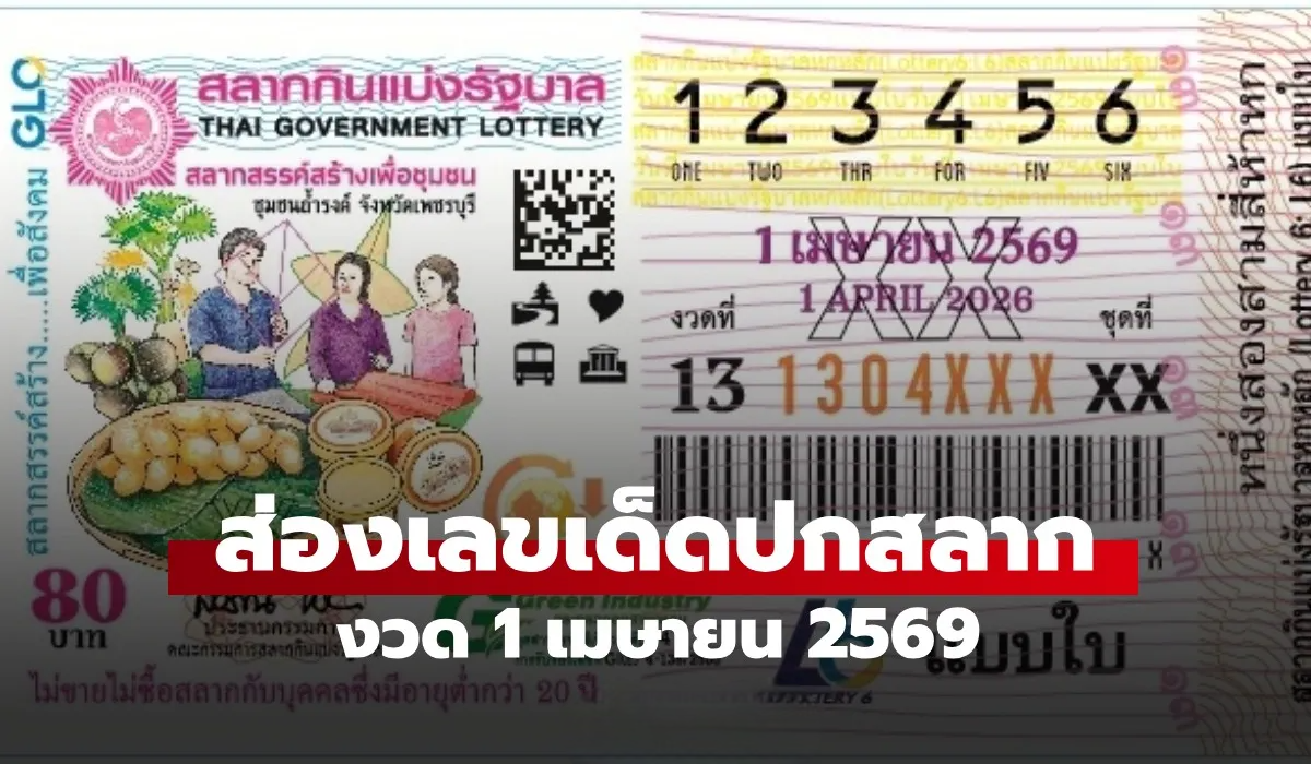 แปลปกสลากกินแบ่งรัฐบาล งวด 1 เมษายน 2569: วิถีชุมชนบ้านถ้ำรงค์ จ.เพชรบุรี