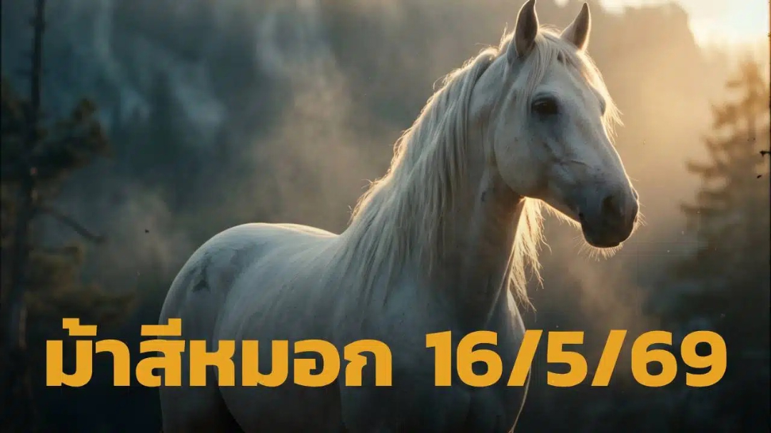 มาตามนัด! เลขเด็ด ม้าสีหมอก 16 พ.ค. 69 จัดเต็มเลขเด่นบน-ล่าง ลุ้นโชควันเสาร์
