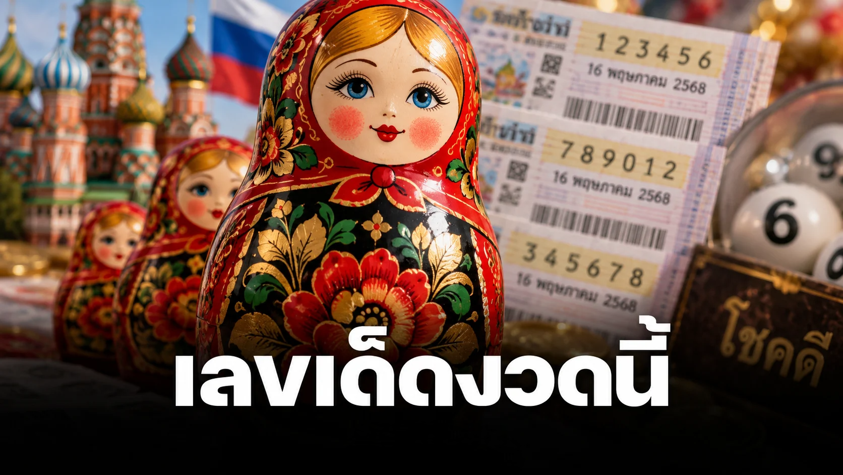 เลขเด็ด แม่ตุ๊กตา พารวย งวด 16/9/69 ชูเลขเด่นจับคู่ หวยออกวันพุธ